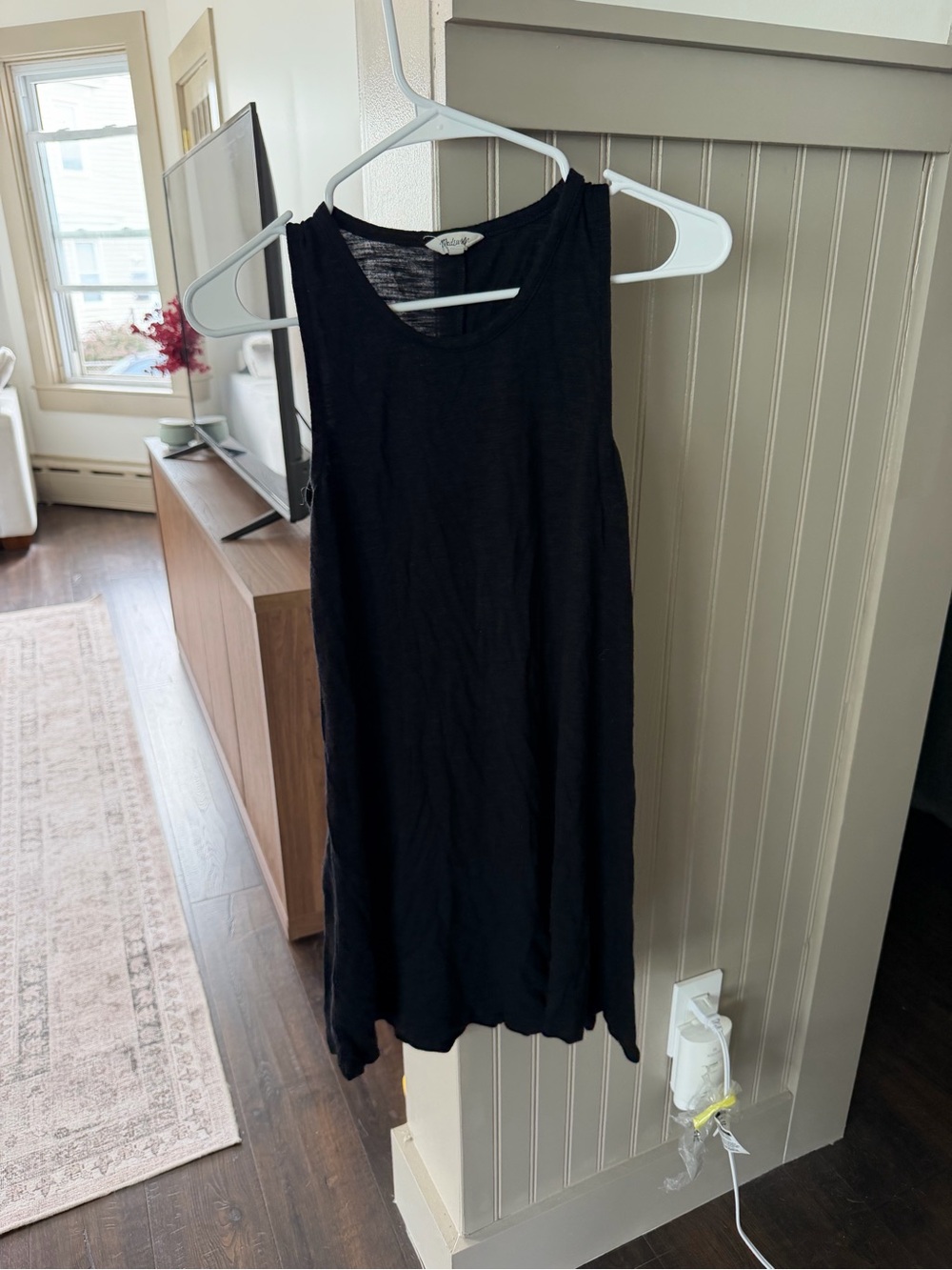 Madewell Black Sleeveless Women's Dress - Classic Tank Dress